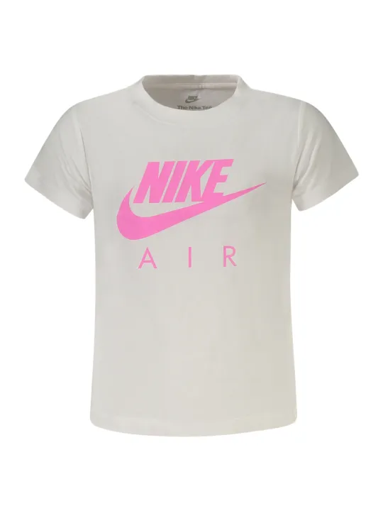 NIKE Mädchen Weißes Kurzarm T-Shirt – Bequem & Stilvoll NIKE Mädchen Weißes Kurzarm T-Shirt – Bequem & Stilvoll