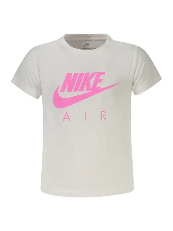 NIKE Mädchen Weißes Kurzarm T-Shirt – Bequem & Stilvoll NIKE Mädchen Weißes Kurzarm T-Shirt – Bequem & Stilvoll