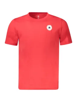 Converse Rotes Kinder Kurzarm T-Shirt – Bequem & Stylisch