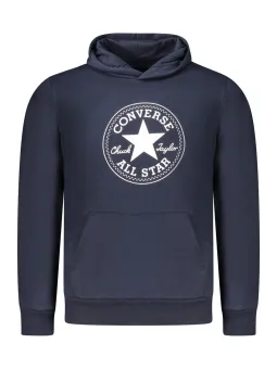 "Converse Kinder Sweatshirt Blau mit Reißverschluss"