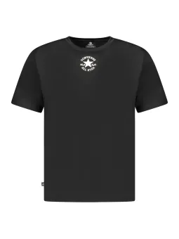 Converse Kinder T-Shirt Schwarz - Kurzarm, Modell 9CD891_NE023
