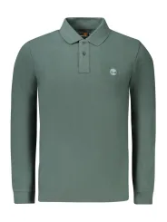 Timberland Herren Poloshirt Langarm Grün - Stil & Komfort