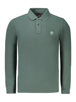 Timberland Herren Poloshirt Langarm Grün - Stil & Komfort