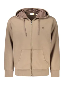 Timberland Herren Sweatshirt Braun mit Reißverschluss