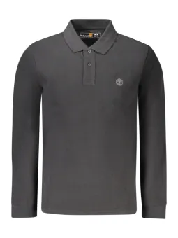 Timberland Herren Langarm Poloshirt Schwarz - Stilvoll & Bequem