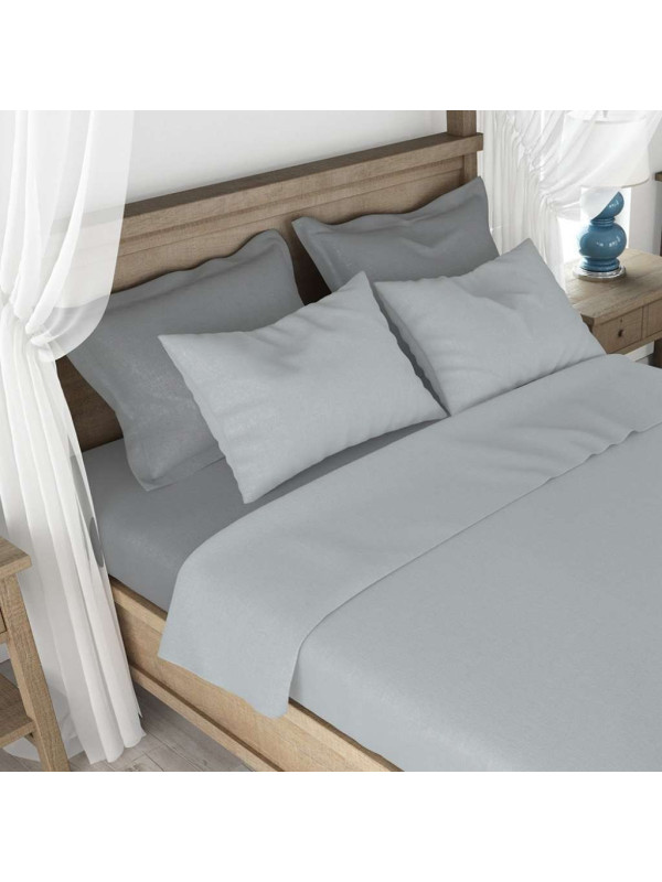 Bettbezug La Casa di Tina - Set completo letto lenzuola microf - gray 40,00 € 8050750592012 | Planet-Deluxe