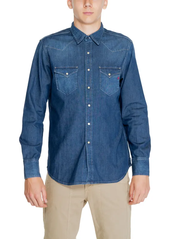 Helles blaues Replay Denim Hemd Helles blaues Replay Denim Hemd