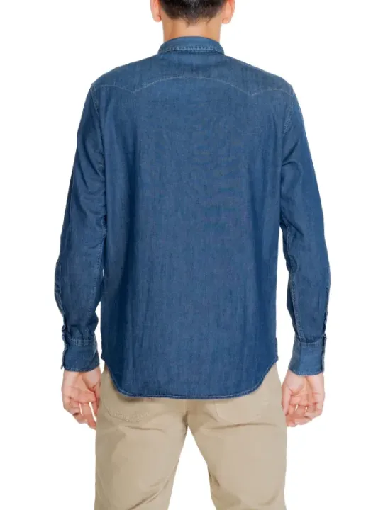 Dunkles Denim Hemd Replay 475631