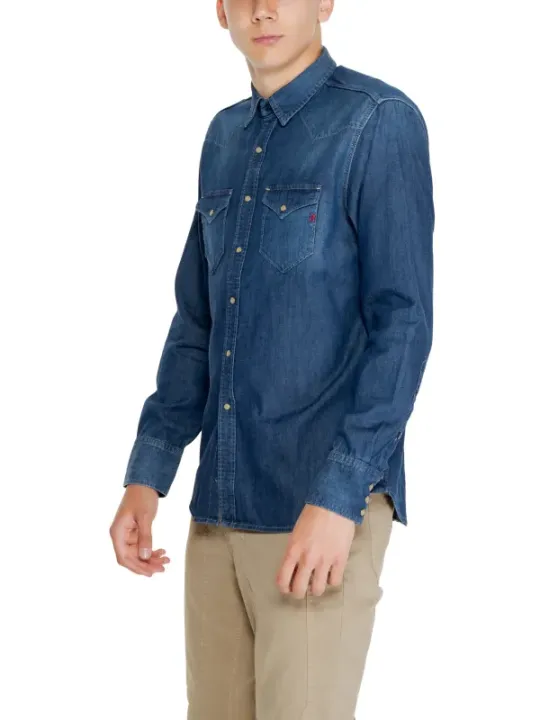 Replay 475631 mittelblaues Denimhemd
