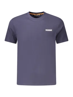 NAPAPIJRI Herren T-Shirt Blau - Kurzarm, Stylisch & Bequem
