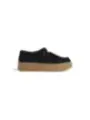 Schwarzer Clarks Schuh mit Profilsohle
