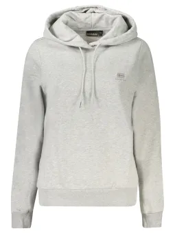 Napapijri Damen Sweatshirt Grau mit Reißverschluss