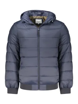 "Pepe Jeans Herren Puffer Jacke Blau mit Kapuze"