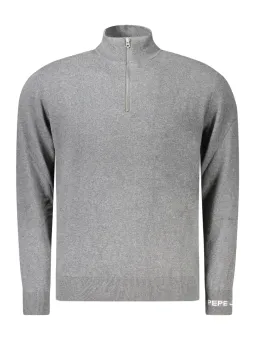 Pepe Jeans Herrenpullover Grau - Andre Mock Zipper