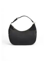Schwarze Love Moschino Schultertasche Leder