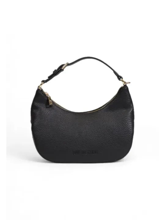 Schwarze Love Moschino Schultertasche Leder