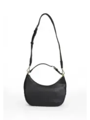 Schwarze Love Moschino Leder Umhängetasche