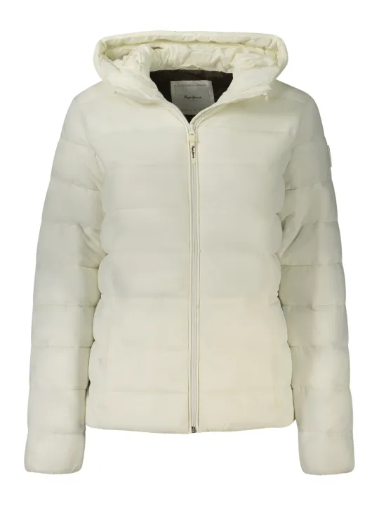 PEPE JEANS Damenjacke Sally Short - Weiß, Kurz, Stylisch