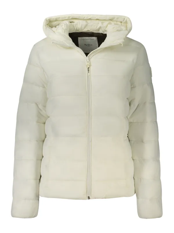 PEPE JEANS Damenjacke Sally Short - Weiß, Kurz, Stylisch