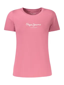 "Pepe Jeans Rosa Langarmshirt Damen - Stilvoll & Bequem"