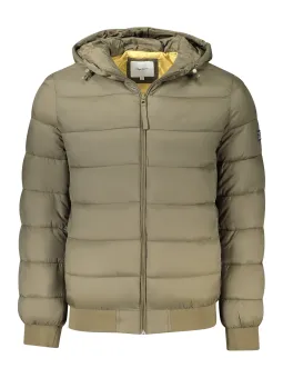 Pepe Jeans Herren Pufferjacke Braun mit Kapuze