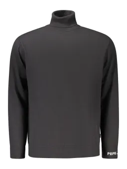 Pepe Jeans Herren Turtle Neck Pullover - Schwarz, Elegant
