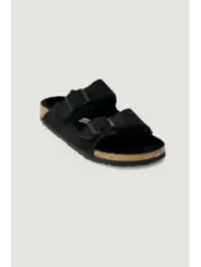 Schwarze Birkenstock-Sandalen mit Riemen