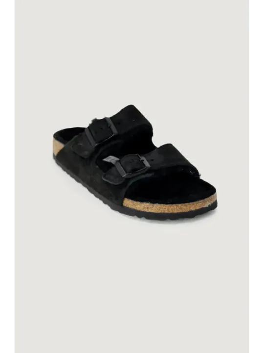 Schwarze Birkenstock-Sandalen mit Riemen