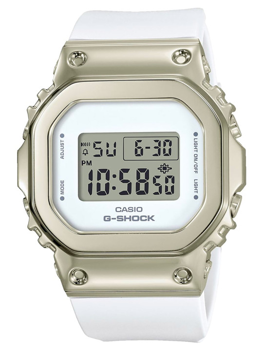 Weißes digitales Casio GM-S5600G-7ER Uhr