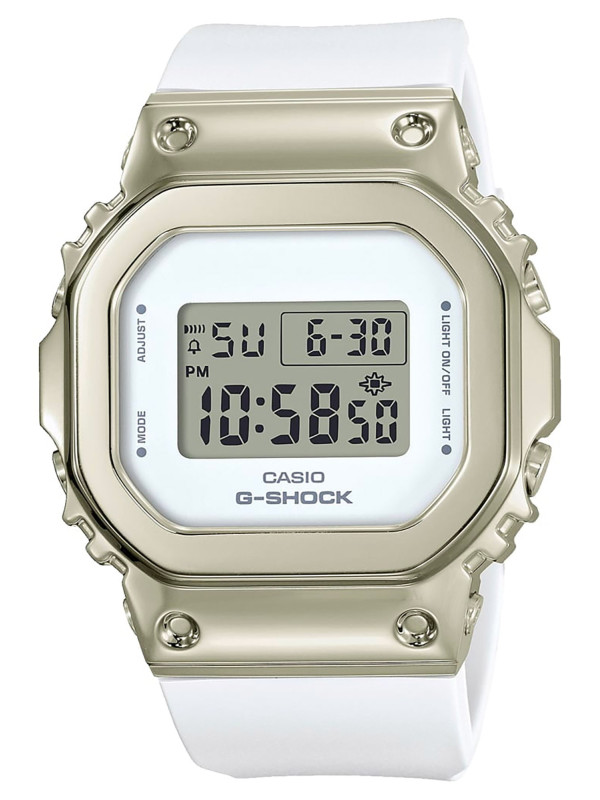 Weißes digitales Casio GM-S5600G-7ER Uhr
