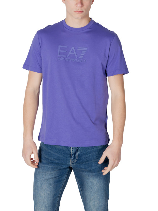 Lila EA7 T-Shirt Jeans Outfit