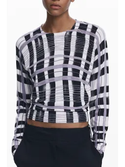 Desigual Weißer Damenpullover Bluse – Stilvoll & Elegant