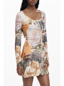 Desigual Damenkleid Beige - Stilvoll & Elegant 25WWVK34BE2001