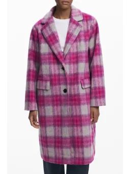 Desigual Rosa Damenmantel - Stilvoll und Elegant