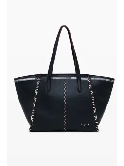 Desigual Damen Tasche - Schwarze Seltenheit Einzelstück