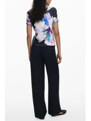 Desigual Damen T-Shirt Schwarz - Stilvoll & Komfortabel