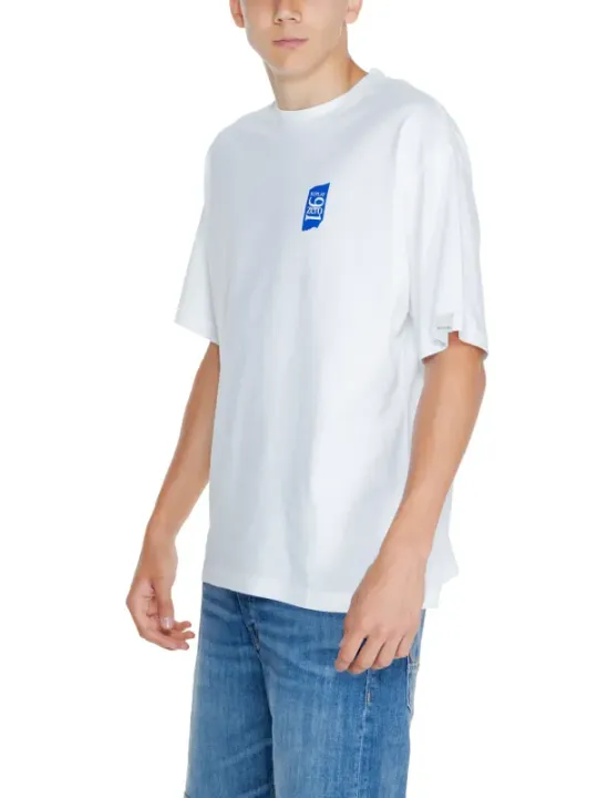 Weißes Replay-T-Shirt mit Logo