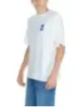Weißes Replay-T-Shirt mit Logo