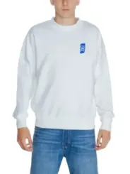 Weißes Replay Sport-Langarmshirt Baumwolle