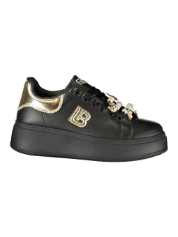 "Laura Biagiotti Damen Sneaker Schwarz – Stil & Komfort"