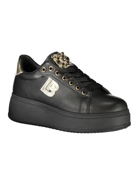 Laura Biagiotti Schwarze Damensneaker Sportlich 9202 Laura Biagiotti Schwarze Damensneaker Sportlich 9202