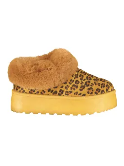 Laura Biagiotti Damen-Sneakers Braun 9263 Leopard-Design