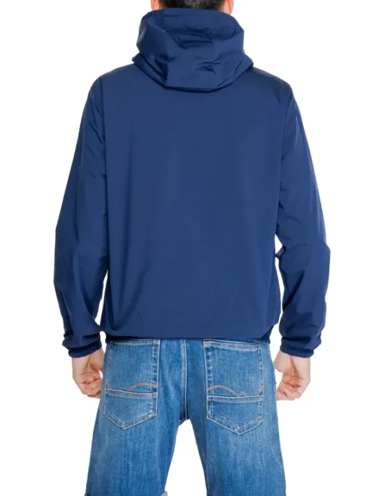 Blaue Replay Kapuzenjacke hintenansicht