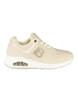"Biagiotti Beige Damensneaker – Stilvoll & Bequem"