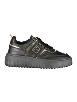 Laura Biagiotti Schwarze Damensneaker – Stil & Komfort