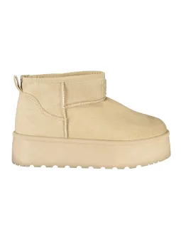 Elegante Laura Biagiotti Damenstiefel Beige - Stiefeletten