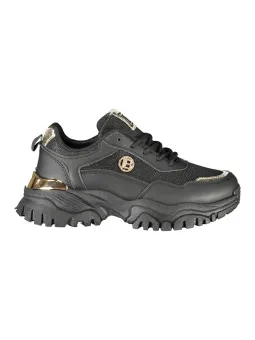 Laura Biagiotti Damen Sneaker – Schwarze Sportschuhe