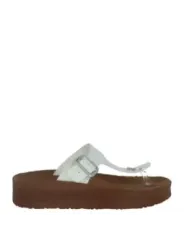 Carrera 475399 weiße Riemchensandalen Plattform