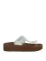 Carrera 475399 weiße Riemchensandalen Plattform