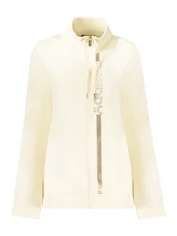 "Freddy Weißes Damen Sweatshirt mit Reißverschluss"